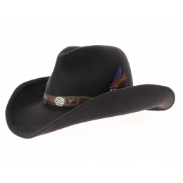 Chapeau Cowboy Femme Naughty blanc - Bullhide Chapellerie Traclet Reference  : 3470