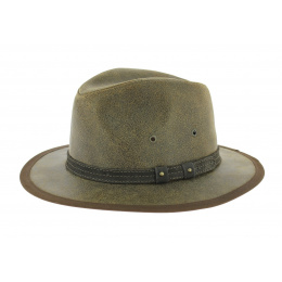 leather safari hat