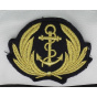 White Cotton Commodore Sailor Cap - Traclet