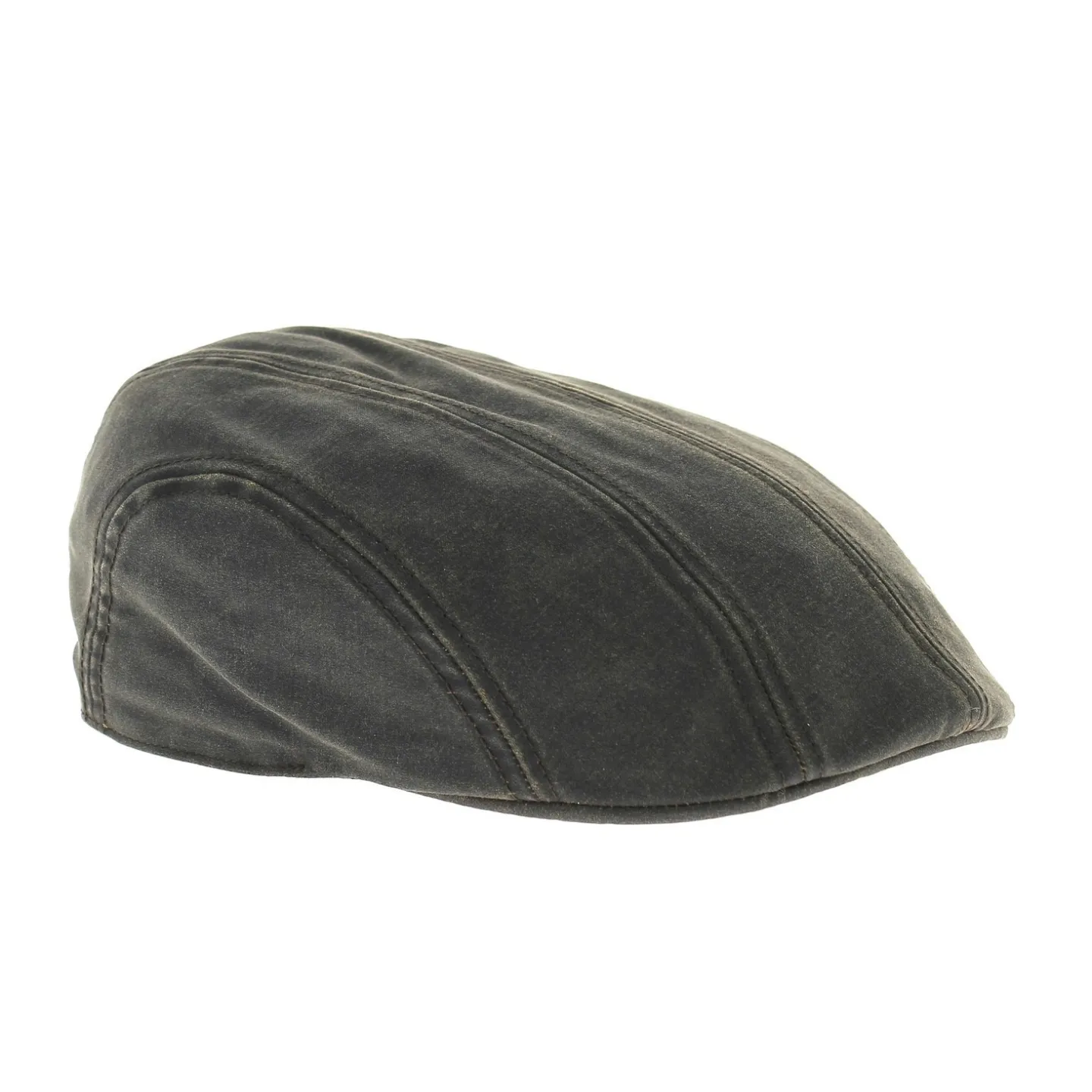 casquette imitation cuir vieillie