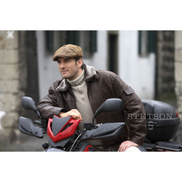 Casquette hatteras Burney cuir stetson