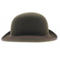 Bowler hat - Brown Wool felt