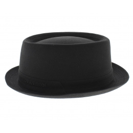 Black Athens Pork Pie Hat UPF 40+ - Stetson
