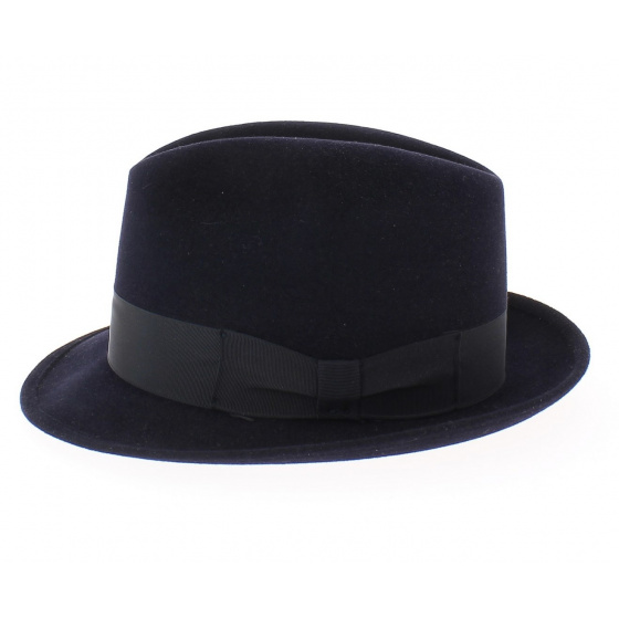 Chapeau Trilby Boston marine - Le deuxième souffle - Guerra Chapeau Trilby Boston marine - Le deuxième souffle - Guerra