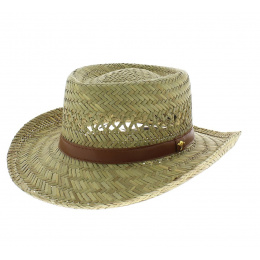 Straw Gambler Hat