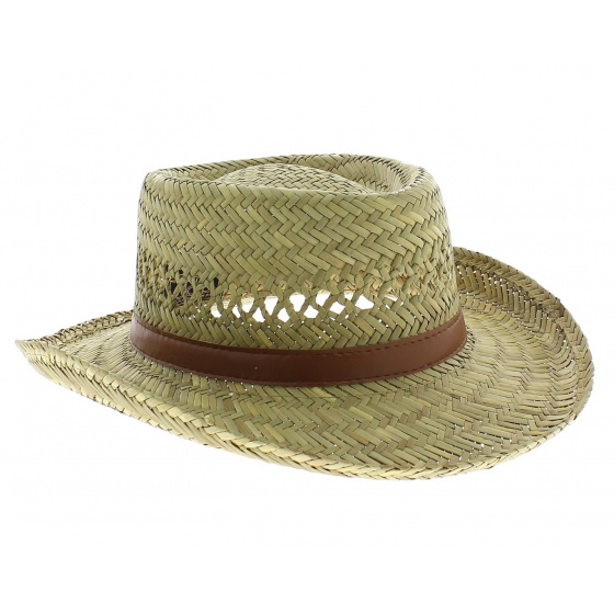 Straw Gambler Hat