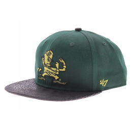 Notre Dame Standalon Green Strapback Cap - 47 Brand