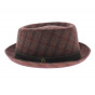 Red Guerra porkpie hat