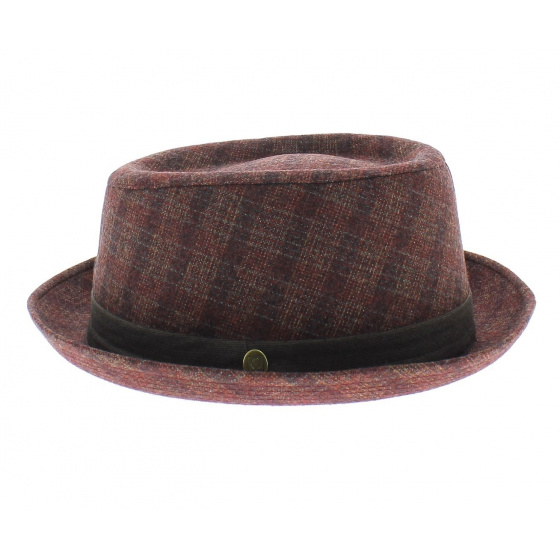 chapeau porkpie guerra rouge