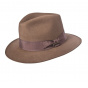 Chapeau Indiana Jones- Feutre poil mocca