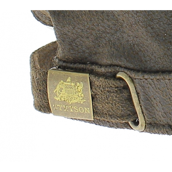 Casquette cubaine cuir Alpha - Stetson