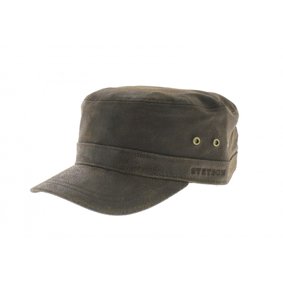 Alpha Cuban leather cap - Stetson