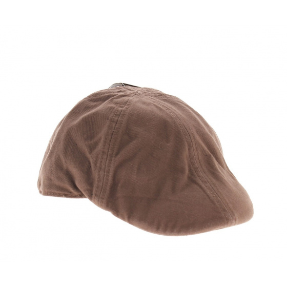 Brown Cotton Gatsby Street Cap - Atlantis