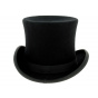 Top Hat Made in France Black Wool Felt