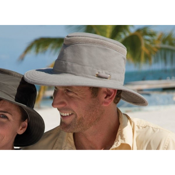 T4MO-Hikers Organic Cotton AIRFLO® Hat Beige