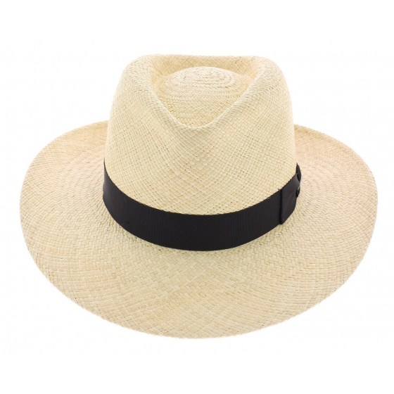 Black Colmar Panama Fedora Hat - Mayser Black Colmar Panama Fedora Hat - Mayser
