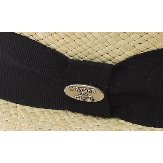 Chapeau Fedora Panama Colmar Noir - Mayser