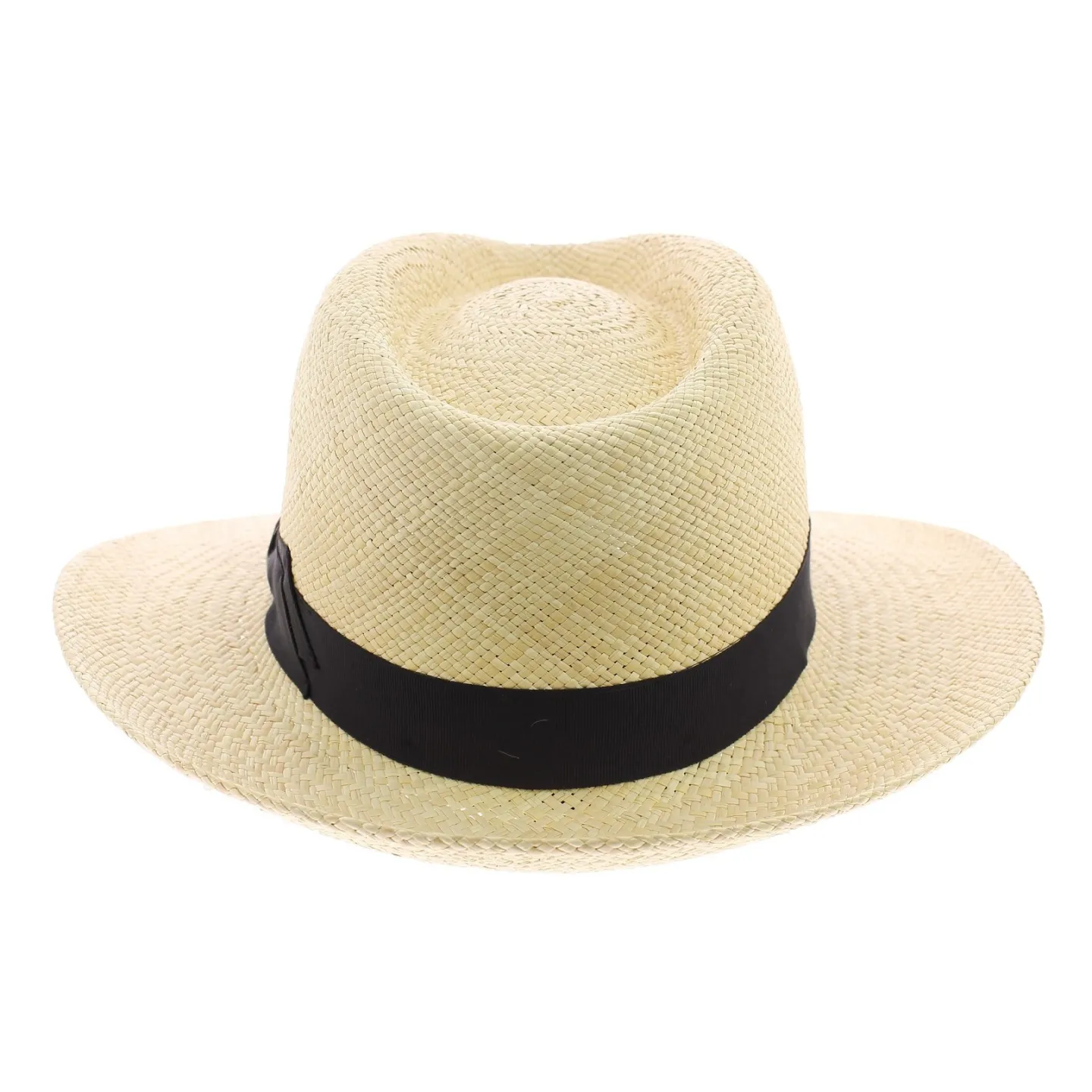 Black Colmar Panama Fedora Hat - Mayser Reference: 1967 | Traclet Hat Shop