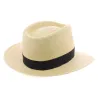 Black Colmar Panama Fedora Hat - Mayser Reference: 1967 | Traclet Hat Shop