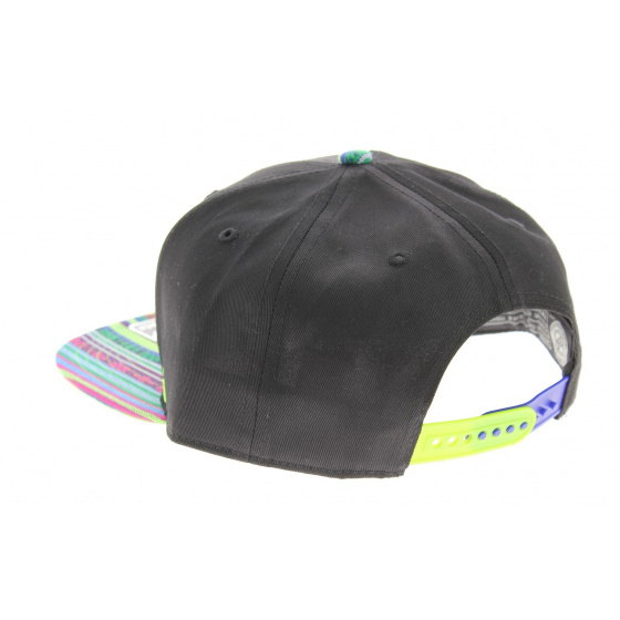 Toronto Maple Leafs Black Ethnic Pattern Snapback - 47