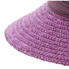chapeau paille cloche grenat - boutique de chapeau Reference : 4685 | Chapellerie Traclet