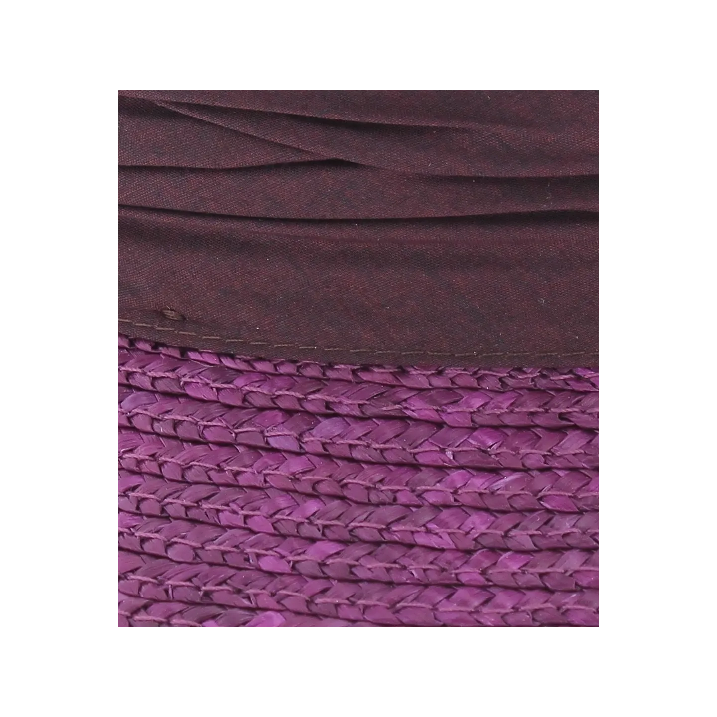 chapeau paille cloche grenat - boutique de chapeau Reference : 4685 | Chapellerie Traclet
