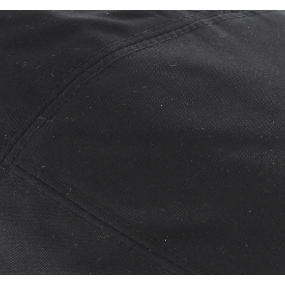 Black Graham Flat Cap - Bailey