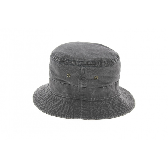 Cotton Summer Bucket Hat - Torpedo - Washed Grey color
