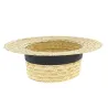 Canotier Français Paille Naturelle - Traclet Reference : 33 | Chapellerie Traclet