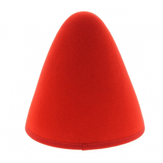 Clown Cone Hat Wool Felt - Traclet
