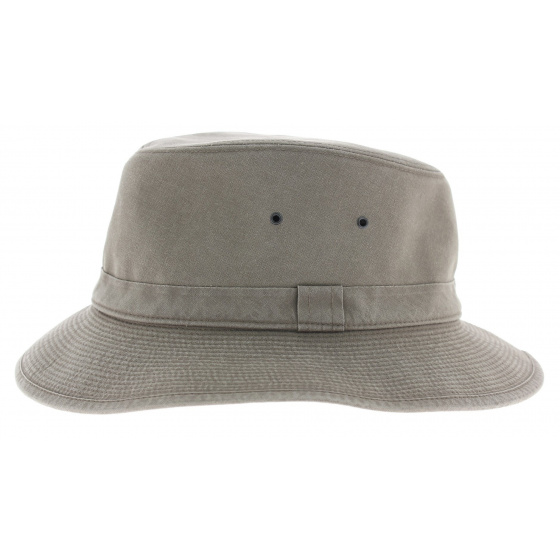 Chapeau Safari Serengeti Coton Gris UPF 50+ - Crambes