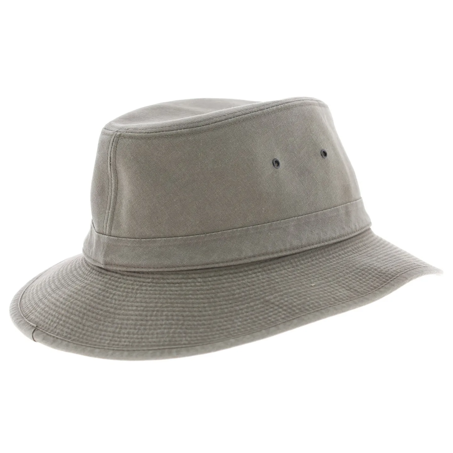 Serengeti cotton safari hat in grey - UPF 50+ sun protection hat Reference: 4793 | Traclet Hatmakers