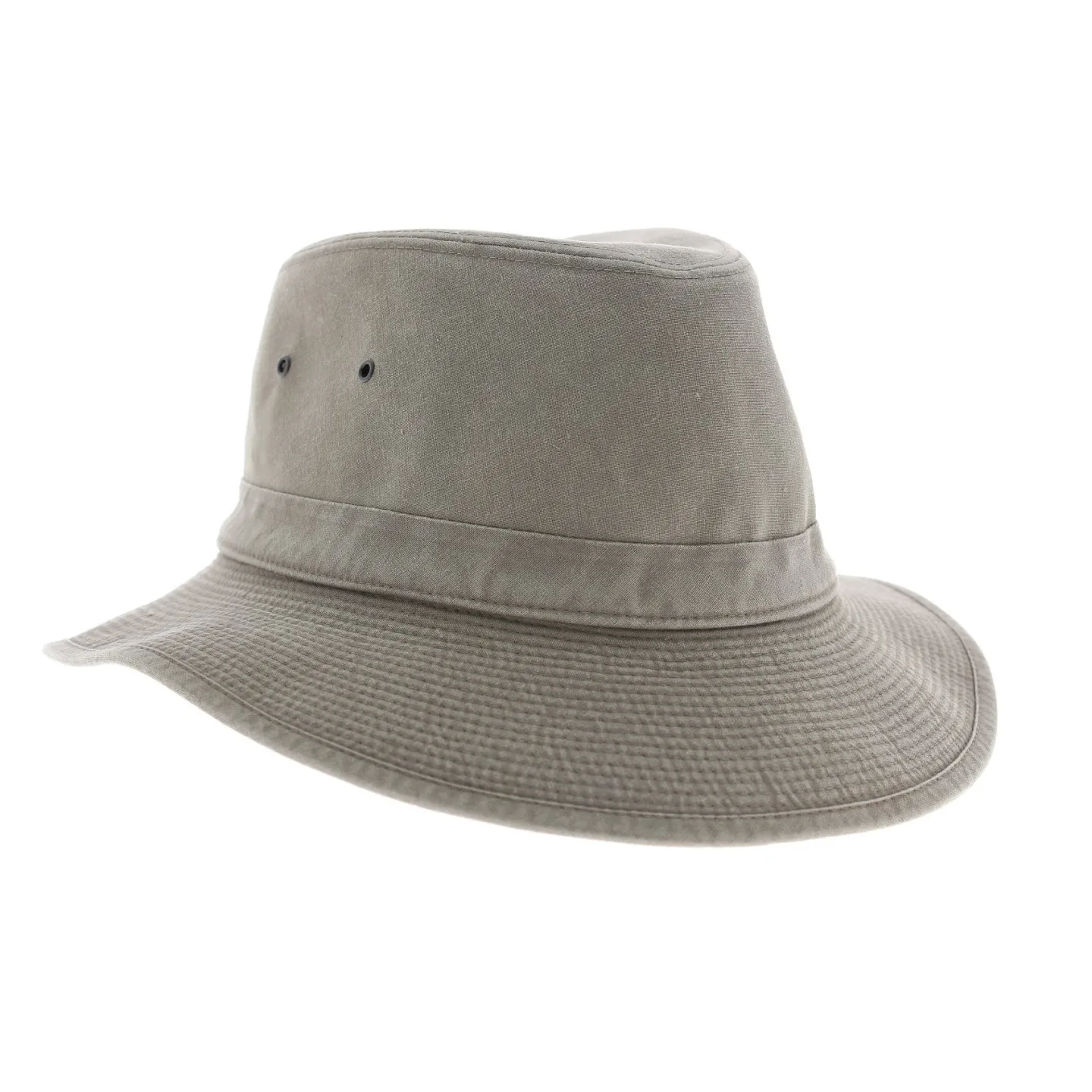 Chapeau safari Serengeti coton gris - chapeau anti uv 50+ Reference : 4793 | Chapellerie Traclet
