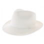 Chapeau Fedora Feutre Blanc