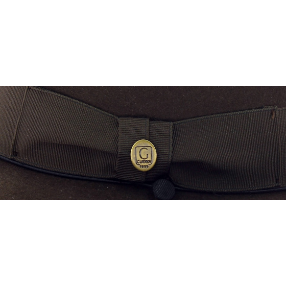 Chapeau Johnny Feutre Poil Marron - Guerra 1855 Chapeau Johnny Feutre Poil Marron - Guerra 1855