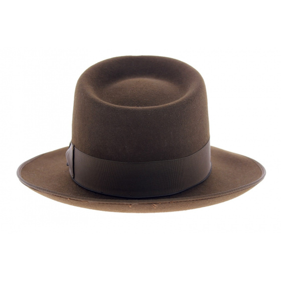 Chapeau Johnny Feutre Poil Marron - Guerra 1855 Chapeau Johnny Feutre Poil Marron - Guerra 1855