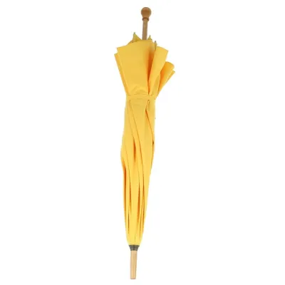 Yellow Shepherd's Umbrella made in France Reference: 4908 | Chapellerie Traclet
