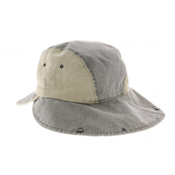 Casquette Saharienne Dasht-e Kavir UPF 50+ - Crambes Casquette Saharienne Dasht-e Kavir UPF 50+ - Crambes
