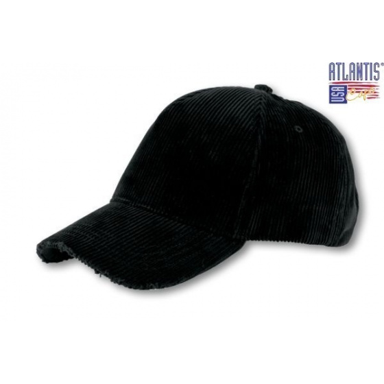 Destroyed corduroy cargo cap