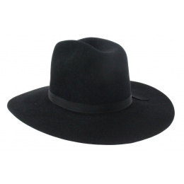 Chapeau western - Feutre poil noir