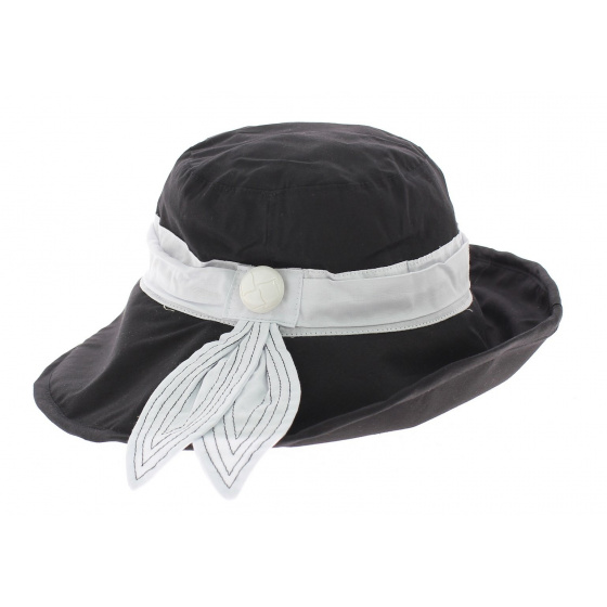 Cotton Wide Brim Hat - Nathalie