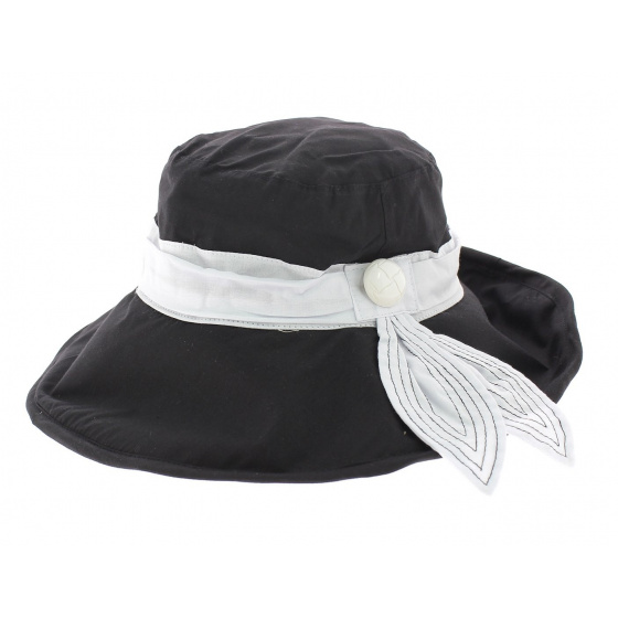 Cotton Wide Brim Hat - Nathalie
