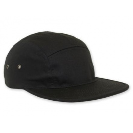 5 Panel Black Cap