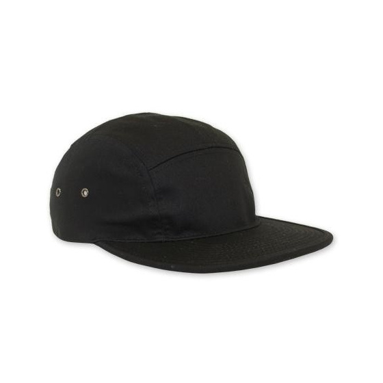 5 Panel Black Cap