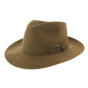 Wide-brimmed rabbit felt hat