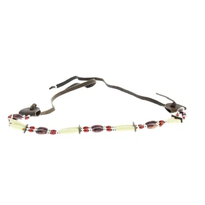 Hatband - Red Beaded Hat Trim Reference: 514 | Traclet Hat Shop