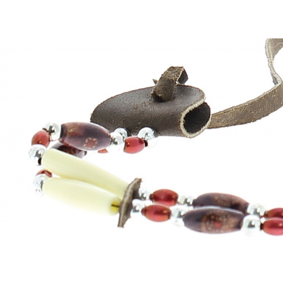 Hatband - Garniture a Chapeau Perles Rouges Hatband - Garniture a Chapeau Perles Rouges