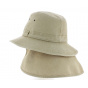 Safari Tchad neck cover hat - Crambes