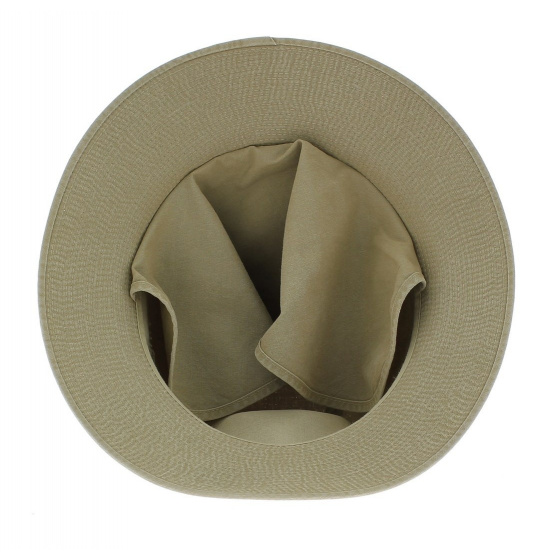 Safari Hat Chad Neck Flap UPF 50+ Beige - Crambes