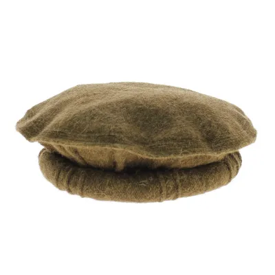 Chapeau Afghan Pakol - Laine marron Reference : 4958 | Chapellerie Traclet